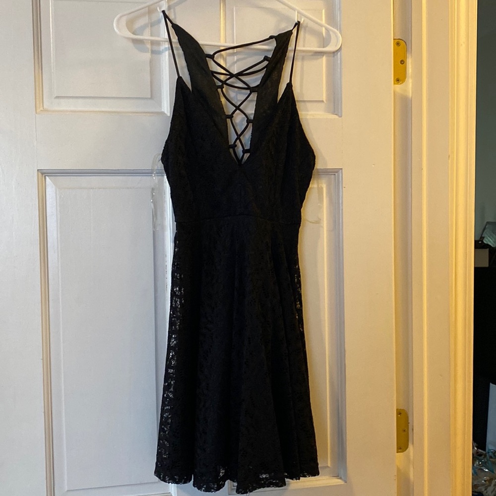New, Never Worn Black Mini Dress (size XS)